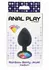 TOYJOY Rainbow Booty Jewel Medium Silicone Plug with Multicolor Gem