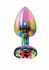 TOYJOY Twilight Booty Jewel Small Rainbow Aluminium Plug