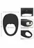 CalExotics Silicone Rechargeable Pleasure Ring 12-Function Black