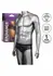 CalExotics Radiance Classic Briefs Black Mesh Rhinestone Accents