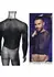 CalExotics Radiance Long Sleeve Shirt Mesh Rhinestone Black Full-Length