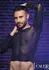 CalExotics Radiance Long Sleeve Shirt Mesh Rhinestone Black Full-Length