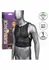 CalExotics Radiance Muscle Tank Top - Mesh, Rhinestone Accents, Fitted, Black
