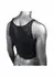 CalExotics Radiance Muscle Tank Top - Mesh, Rhinestone Accents, Fitted, Black