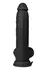 SHAFT Vibrating Model C 9.5 Inch Black FlexiSkin™ Silicone, Remote Control