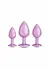 NS Novelties Trainer Kit Iridescent Pink 3-Piece Set Chrome Finish
