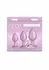 NS Novelties Trainer Kit Iridescent Pink 3-Piece Set Chrome Finish