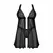 Obsessive Elianes Babydoll Black - Elegant Lace Lingerie Set