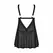 Obsessive Elianes Babydoll Black - Elegant Lace Lingerie Set