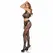 Leg Avenue Lace Crop Top & High-Waisted Tights Set Black S/M
