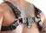 Svenjoyment Men's Chest Harness Black Adjustable Vegan Leather