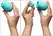 ROMP Rose Glow Air Pulse Intimate Device, Glow-in-the-Dark, 7.6 cm