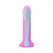Easytoys Dildo Collection Candy Swirl Pink Silicone Glow-in-the-Dark 18cm