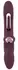Javida Strapless Strap-On Flic Double Vibrator with Flicking System, Purple