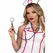 Head Nurse костюм на медицинска сестра, бял, S/M