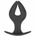HIDDEN DESIRE Extreme Anchor Plug Large - Medical Silicone, Black