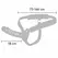 Hidden Desire Inferno Silicone Extension Strap-On 18 cm Black