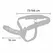 Hidden Desire Inferno Vibrating Extension Strap-On 16 cm, Silicone, Remote