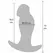 Hidden Desire Inferno Anatomical Plug 13 cm Liquid Silicone Black