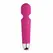 Mini Wand компактен акумулаторен вибратор микрофон, розов, 18 режима