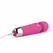 Mini Wand компактен акумулаторен вибратор микрофон, розов, 18 режима
