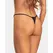 Obsessive Violami Mesh Thong Black with Rhinestone Accent Adjustable L/XL