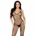 Leg Avenue 89375 Bodystocking Fishnet Black Crochet Finish One Size