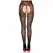 Leg Avenue 1967 Bloom Net Suspender Tights Black One Size