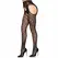 Leg Avenue 1967 Bloom Net Suspender Tights Black One Size