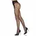 Leg Avenue 1966 Fishnet Tights with Lace Waist Black One Size