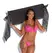 Liberator Ravish Pillow Black - Bondage Cushion with Satin Ties, 91.5 cm