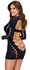 Cottelli Collection Fantasy Dress S-L Black, Seamless Stretch Design