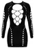 Cottelli Collection Fantasy Dress S-L Black, Seamless Stretch Design