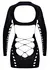 Cottelli Collection Fantasy Dress S-L Black, Seamless Stretch Design