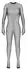 Cottelli Fantasy Catsuit S-L Black Seamless Net with Gloves