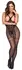 Cottelli Fantasy Catsuit S-L Black Net Open Cup Backless Design