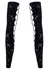 Cottelli ACCESSOIRES Gauntlet Sleeves S-L Black Sparkling Knit