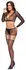 Cottelli Fantasy Net 4-Piece Set S-L Black - Stretch Mesh Outfit