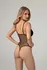 Christine Body Dewi Black - Lace & Polka Dot Bodysuit, Open Crotch, Adjustable S/M