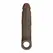SHAFT Model F Vibrating Sheath Size 2 Mahogany FlexiSkin™ Silicone
