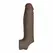 SHAFT Model F Vibrating Sheath Size 2 Mahogany FlexiSkin™ Silicone