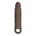 SHAFT Model F Vibrating Sheath Size 2 Mahogany FlexiSkin™ Silicone