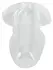 ANOS Tunnel Transparent Intimate Plug 10.2 cm TPE Hollow Design