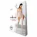 Passion BS074 Seamless Lace Catsuit White - Elegant Mesh Bodysuit One Size
