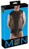 Svenjoyment Sleeveless Net & Wetlook Shirt L Black with Gold Accents