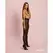 Obsessive Norless Mesh Open Design Tights Black - Decorative HOT MESS Detail S/M