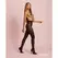 Obsessive Norless Era Black Tights with Decorative Lettering, Size Universal S/M