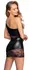 Cottelli PARTY One-Shoulder Black Mini Dress with Lace, Size L