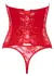 Cottelli Lingerie Open Cup Corset Set Red Lace Wetlook XL