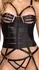 Cottelli Lingerie Corset Straps 85B/L Satin-Finish Adjustable Set Black